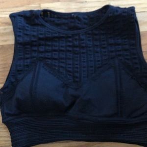 Fabletics size L sculptknit crop bra top